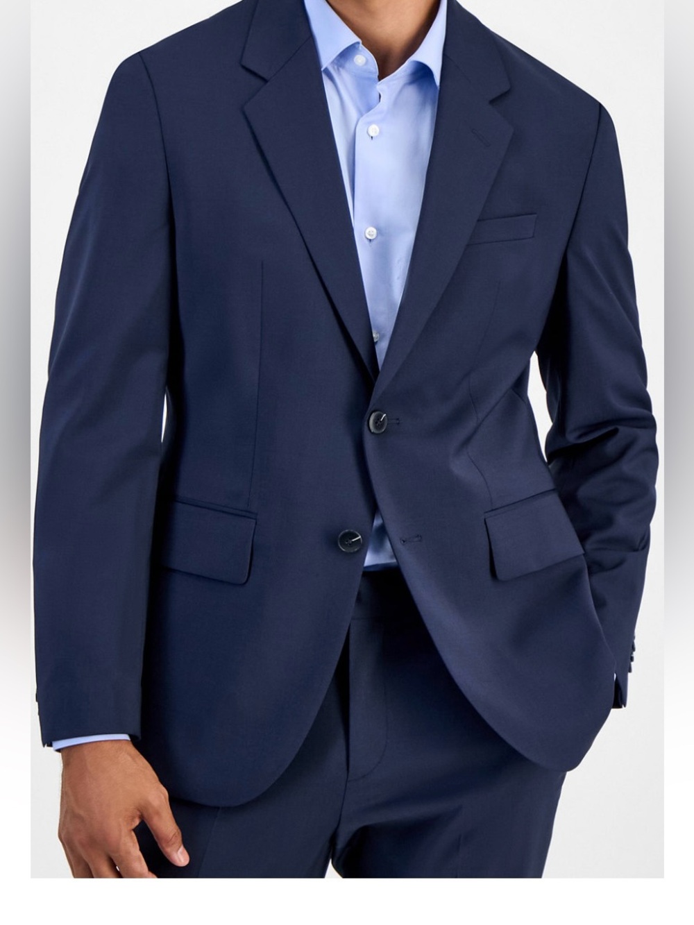 Hugo Boss Navy Two-Button Men's Suit jacket NWOT
